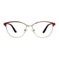 Black Cateye LX19009 Rx eyeglasses with sleek frame, designed for stylish vision correction, by Pasteur Pharmacy.