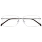 Black TiRak Rx eyeglasses with sleek frame and clear lenses, designed for comfortable vision correction.
