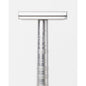 Henson Shaving AL13-V2 mild safety razor with aircraft aluminum handle, designed for smooth, gentle shaving.