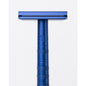 Henson Shaving AL13-V2 mild safety razor with aircraft aluminum handle, designed for a smooth shave.