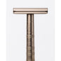 Henson Shaving AL13-V2 Mild Safety Razor with aircraft aluminum handle, showcasing its sleek design and safety razor features.