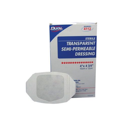 Dukal transparent semi-premium salad dressing bottle from Pasteur Pharmacy, featuring clear liquid and label on a white background.