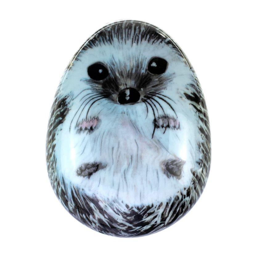 Kent PHOG Hedgehog Pebble Scalp Massager Shampoo Brush by Pasteur Pharmacy, showing textured pebble design for gentle scalp massage.