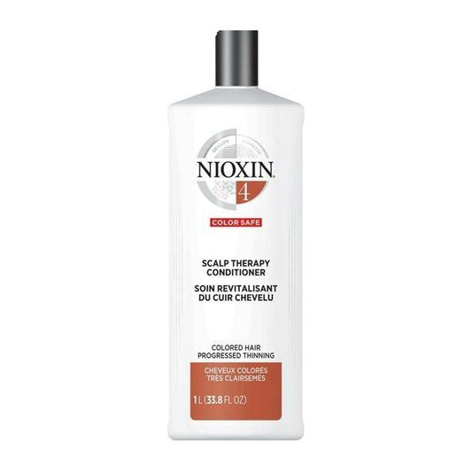 Nioxin System 4 Scalp Therapy Conditioner for color-treated hair, Pasteur Pharmacy, 33.8 fl oz bottle, smooth and nourishing scalp treatment