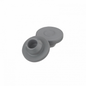 Gray 13mm snap-on chlorobutyl stopper for laboratory glassware, ideal for science and lab applications, 100-pack from Pasteur Pharmacy.