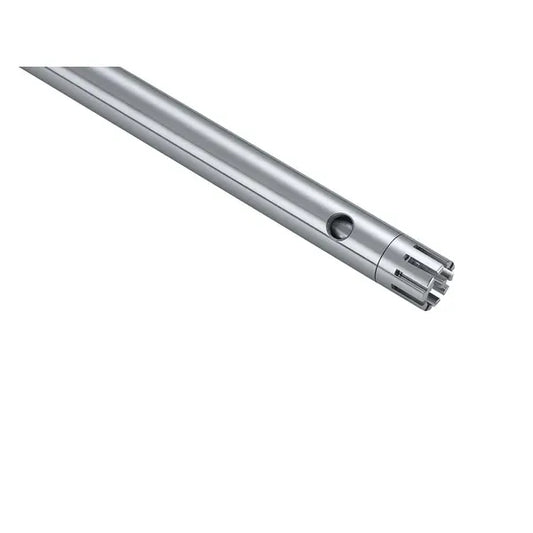 IKA T 25 dispersing element probe for laboratory use, compatible with 25 to 1500 mL containers, in a science lab setting.