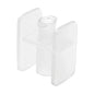 Clear sterile Rapid Fill Luer Adapter for laboratory use, shown in a box containing 25 units, by Pasteur Pharmacy.