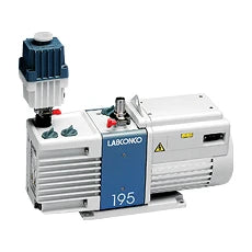 Pasteur Pharmacy rotary vane vacuum pump for science labs, 117 L/min capacity, 115V, used in freeze dry systems.