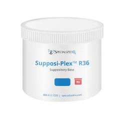 SPG Natural Supposi-Base PEL 1, science and laboratory product with a white suppository base for medical use.