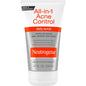 Neutrogena All In 1 Acne Control Daily Scrub in 4.2 oz tube, skincare product for acne treatment and facial cleansing.