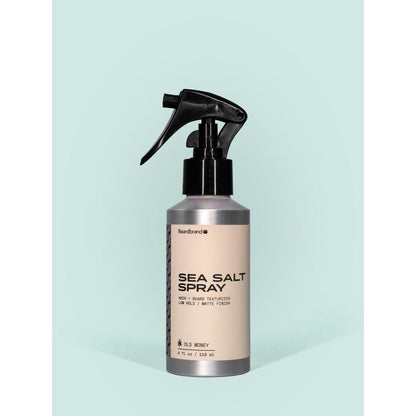 Beardbrand Temple Smoke Sea Salt Spray in 4 oz bottle, natural sea salt spray for textured, tousled hair styling.