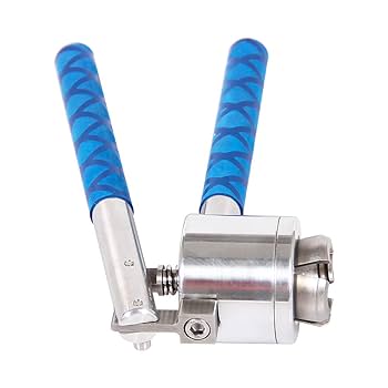 13mm manual vial crimper tool for flip-off caps used with sealing machines, made by Pasteur Pharmacy.