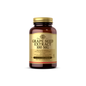 Solgar Grape Seed Extract capsules in a bottle, showing the vegetable capsules with label details for dietary supplement.