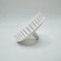 White Balloid Brosse Massage Plastic Shampoo Brush by Pasteur Pharmacy, showing the ergonomic design and bristle details.