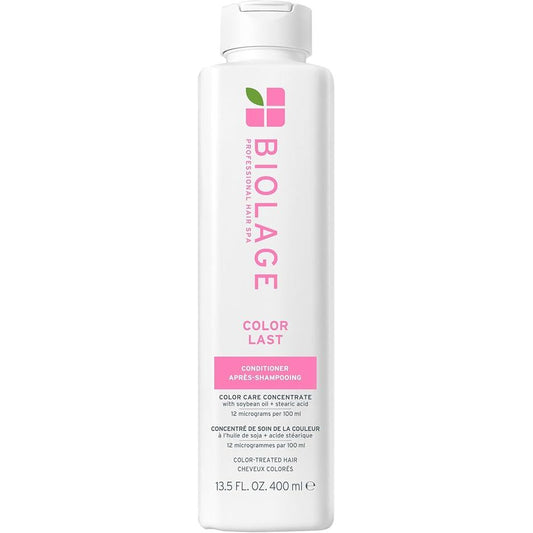 Biolage Color Last Conditioner 13.5 oz bottle, hydrating hair conditioner for color-treated hair, from Pasteur Pharmacy.