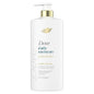 Dove ER Daily Moisture shampoo and conditioner for dry hair with bio-protein care and hyaluronic serum, 28 fl oz bottles.