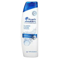 Head & Shoulders Classic Clean Anti-Dandruff Shampoo with Pyrithione Zinc in 250ml bottle, suitable for dandruff relief.