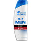 Head & Shoulders Men Swagger Old Spice 2-in-1 dandruff shampoo and conditioner bottle, 12.5 fl oz, with distinctive branding.