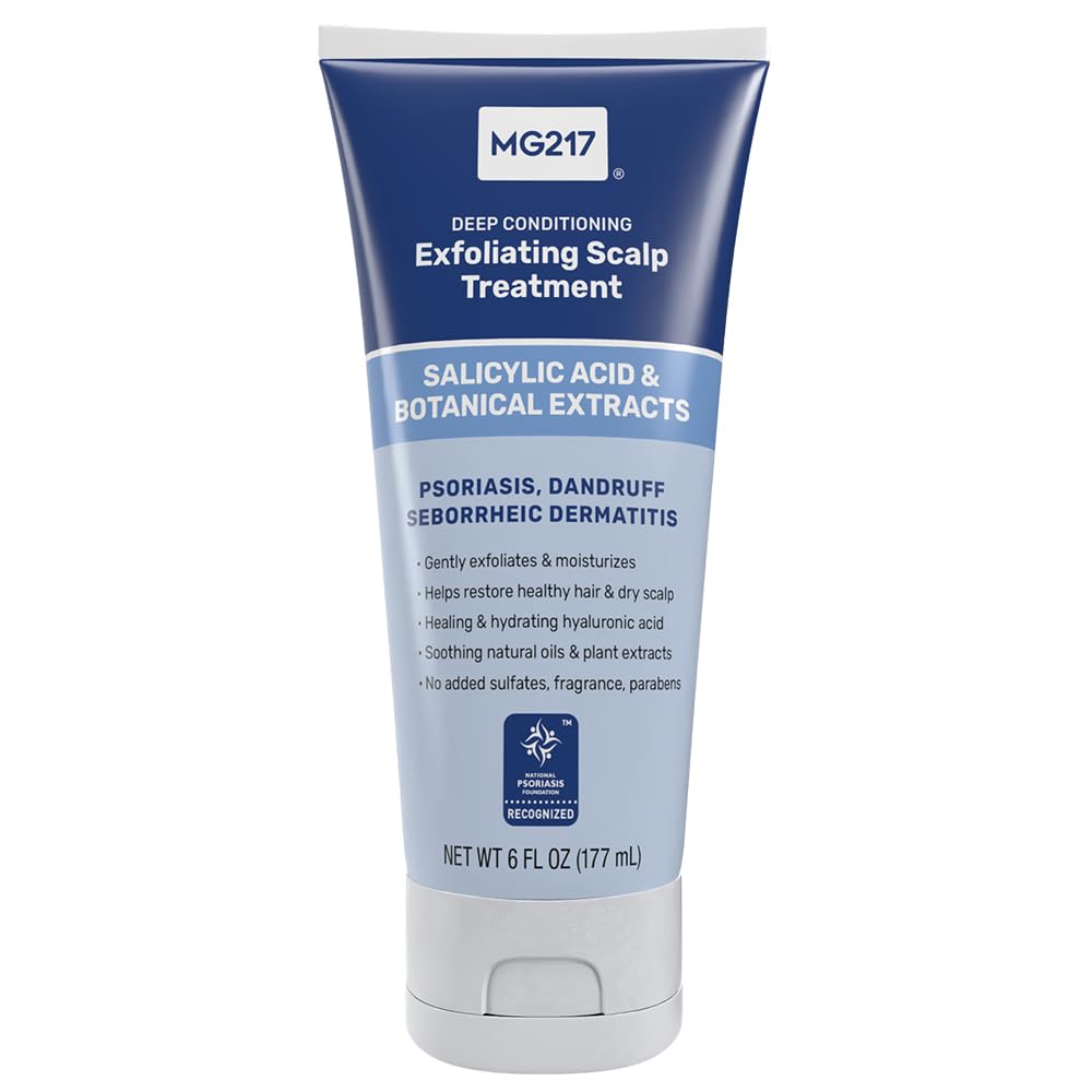 Mg217 Hair & Scalp Treatment shampoo and conditioner for psoriasis, deep conditioning formula in 6 fl oz bottle, Pasteur Pharmacy.