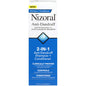 Nizoral 2-in-1 anti-dandruff shampoo with conditioner in 14 fl oz bottle, shown with the product packaging and label.