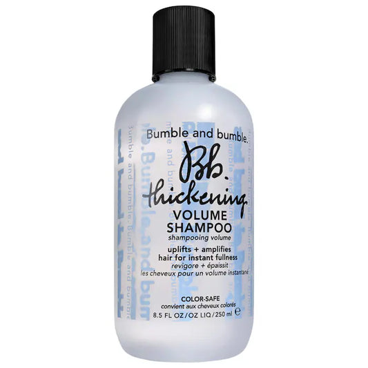 Bumble and Bumble Thickening Volume Shampoo in 8.5oz bottle, natural shampoo for adding body and fullness to hair