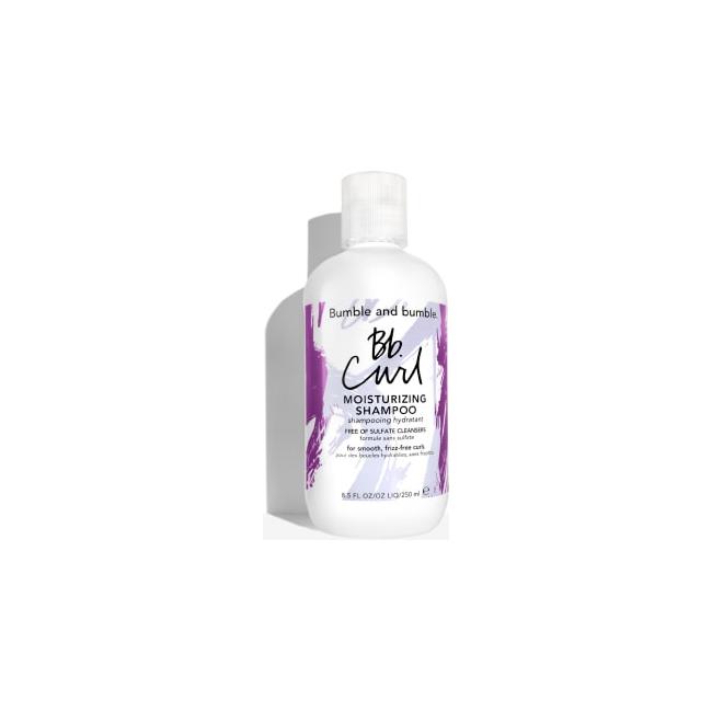 Bumble & Bumble Curl Moisturizing Shampoo in 8.5 oz bottle, designed for curly hair hydration and gentle cleansing