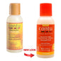 Cantu Shea Butter Shampoo in a clear bottle, featuring a white label with blue and yellow accents, designed for cleansing and moisturizing.