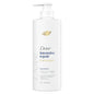 Dove Intensive Repair Shampoo for damaged hair with Bio-Restore Complex, 18 oz, showing the shampoo bottle with label details