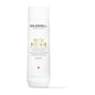 Goldwell Dualsenses Rich Repair Restoring Shampoo in 10.1 oz bottle, nourishing hair and restoring shine and strength.