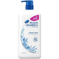 Head & Shoulders Classic Clean dandruff shampoo bottle from Pasteur Pharmacy, 33.8 fl oz, with white and blue label and cap