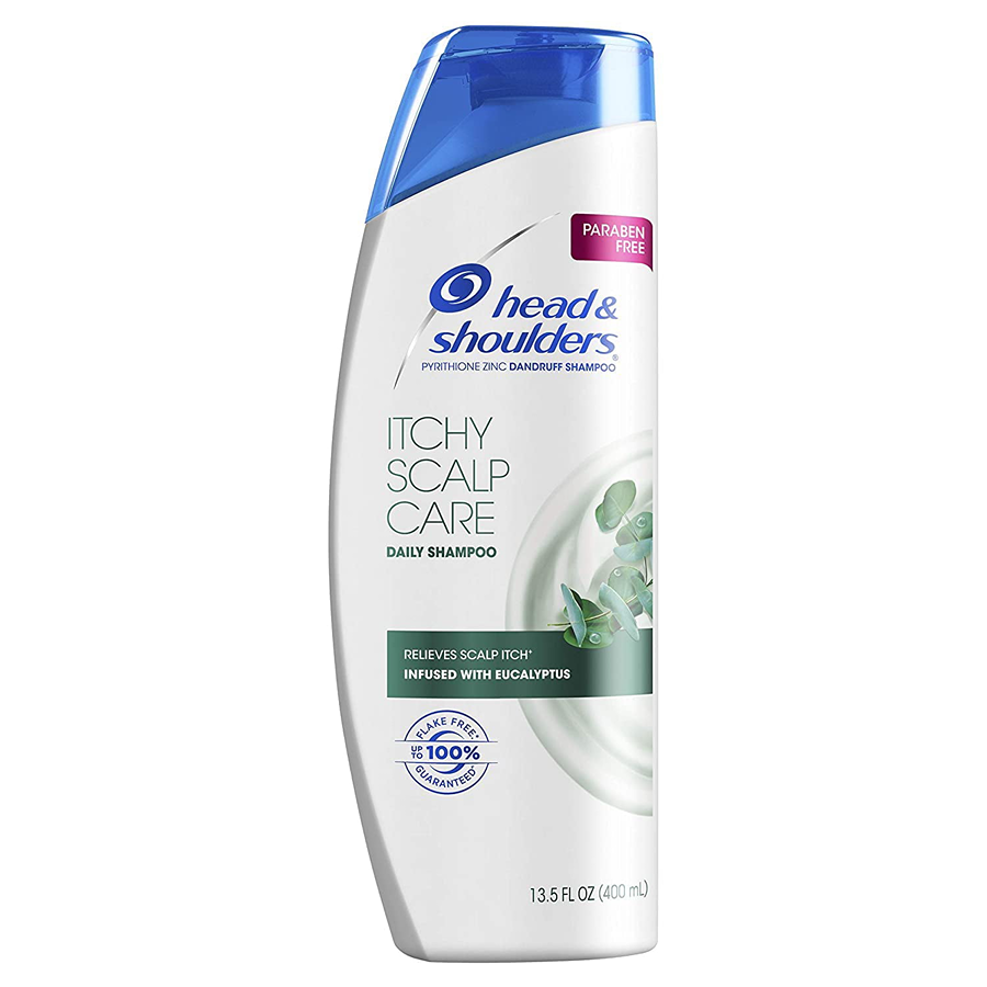 Head & Shoulders dandruff shampoo for itchy scalp, 14.2 fl oz bottle, designed for scalp care and dandruff relief.