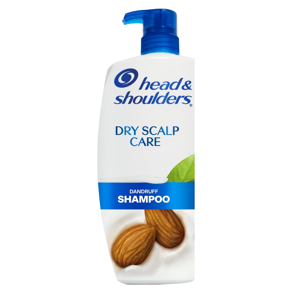 Head & Shoulders Dry Scalp Care Dandruff Shampoo with Almond Oil from Pasteur Pharmacy, showing the shampoo bottle with label.