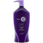 It's a 10 oz bottle of Pasteur Pharmacy It's a 10 Silk Express Miracle Silk Shampoo with sleek packaging and clear labeling.