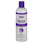 Jhirmack Silver Brightening Purple Shampoo in 12 Fl Oz bottle, designed to enhance blonde and silver hair brightness.