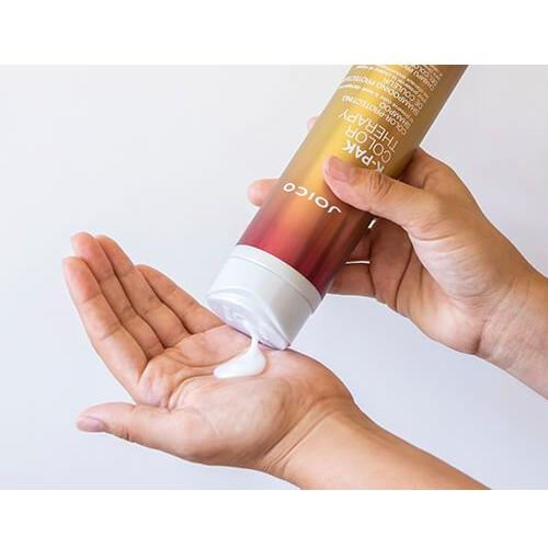 Joico K-PAK Color Therapy shampoo in 10.1 oz bottle, color-protecting shampoo for vibrant hair care, displayed with product label.