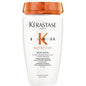 Kerastase Nutritive Bain Satin moisturizing shampoo for hair, 250ml bottle, with a sleek design and label visible.
