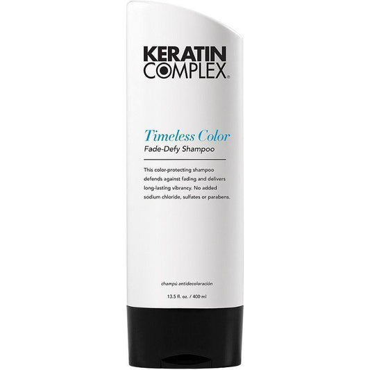 Keratin Complex Color Therapy Timeless Color Fade Defy Shampoo in 13.5 fl oz bottle, natural hair care for color protection