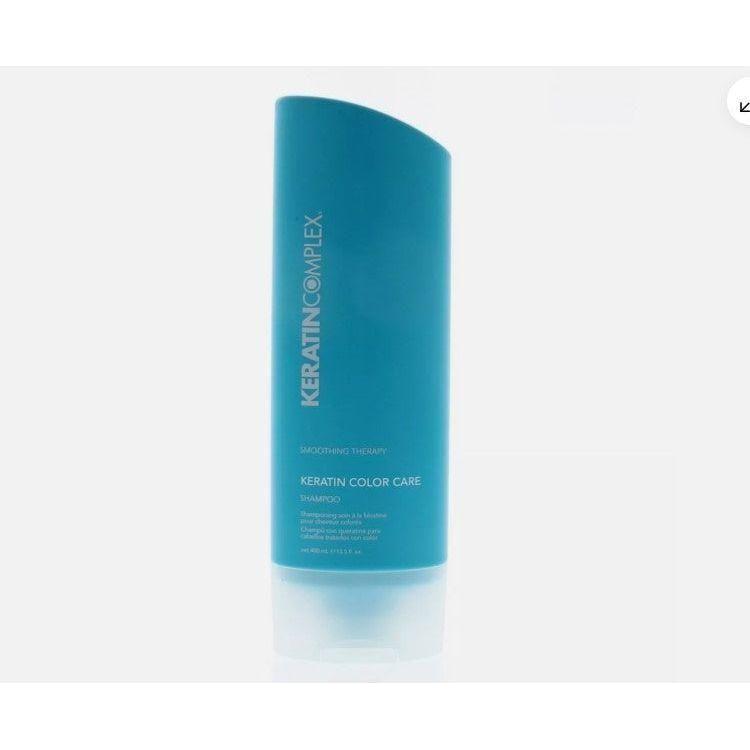 Keratin Complex Keratin Color Care Shampoo in 400ml bottle, ideal for color-treated hair, by Pasteur Pharmacy.