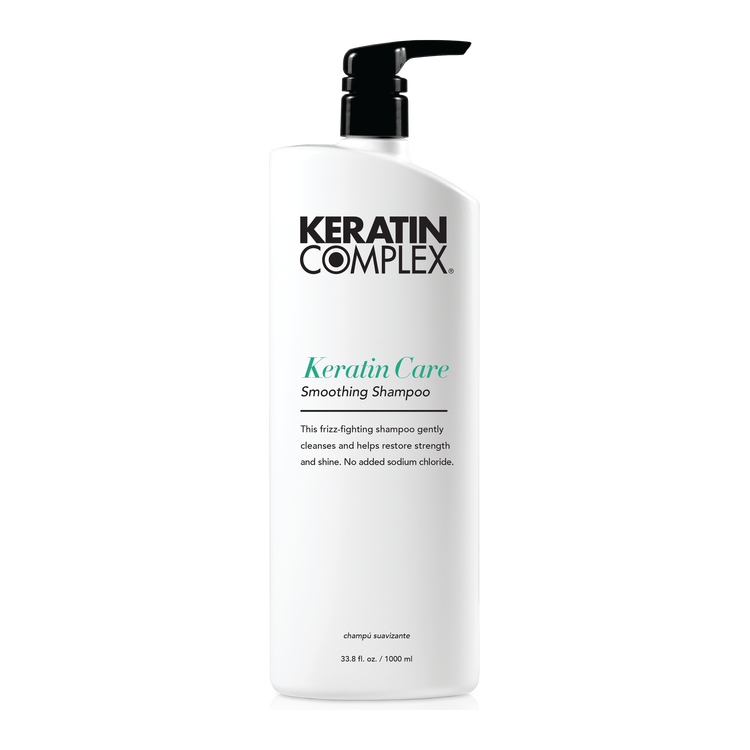 Keratin Coppola Complex Care Shampoo by Pasteur Pharmacy in a 33.8 oz bottle, designed for nourishing and strengthening hair.