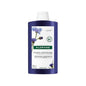 Klorane Anti-Yellowing Shampoo with Centaury in a 400ml bottle, designed to neutralize yellow tones in hair.