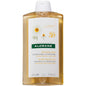 Klorane Blonde Highlights Brightening Shampoo with Chamomile in 13.5oz bottle, designed to enhance blonde hair brightness.