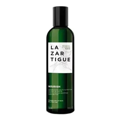 Lazartigue Nourish Shampoo in 250ml bottle, natural hair care shampoo by Pasteur Pharmacy with nourishing formula.