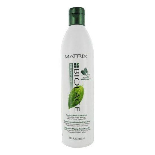 Matrix Biolage Scalptherapie Anti-Dandruff Shampoo bottle, 16.9 oz, for scalp relief and dandruff control.