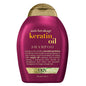 OGX Anti-Breakage Keratin Oil Shampoo for damaged hair and split ends, 13 fl oz, with anti-frizz and fortifying formula