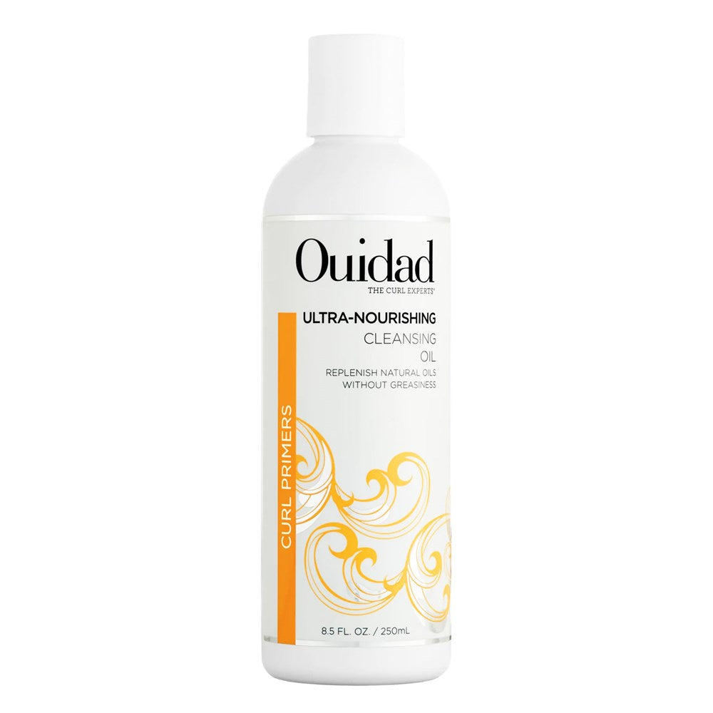 Ouidad Ultra Nourishing Cleansing Oil Shampoo in 8.5 oz bottle, gentle hair shampoo with nourishing formula, natural hair care product