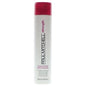 Paul Mitchell Super Strong Daily Shampoo in 300ml bottle, clear label, with shampoo lather and product packaging visible.