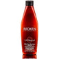 Redken UV Rescue After Sun Shampoo in 10.1 fl oz bottle, designed to nourish and protect sun-damaged hair.
