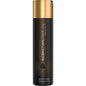 Sebastian Dark Oil lightweight shampoo bottle, 250ml, with sleek black packaging and product label, for smooth, shiny hair