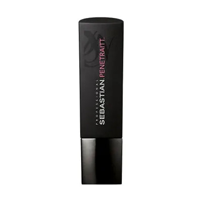 Sebastian Penetraitt Shampoo in an 8.4 oz bottle, featuring a sleek design, suitable for damaged or stressed hair.