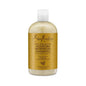 SheaMoisture Raw Shea Butter Moisture Retention Shampoo in a 384ml bottle, natural ingredients, creamy formula, and clean packaging.